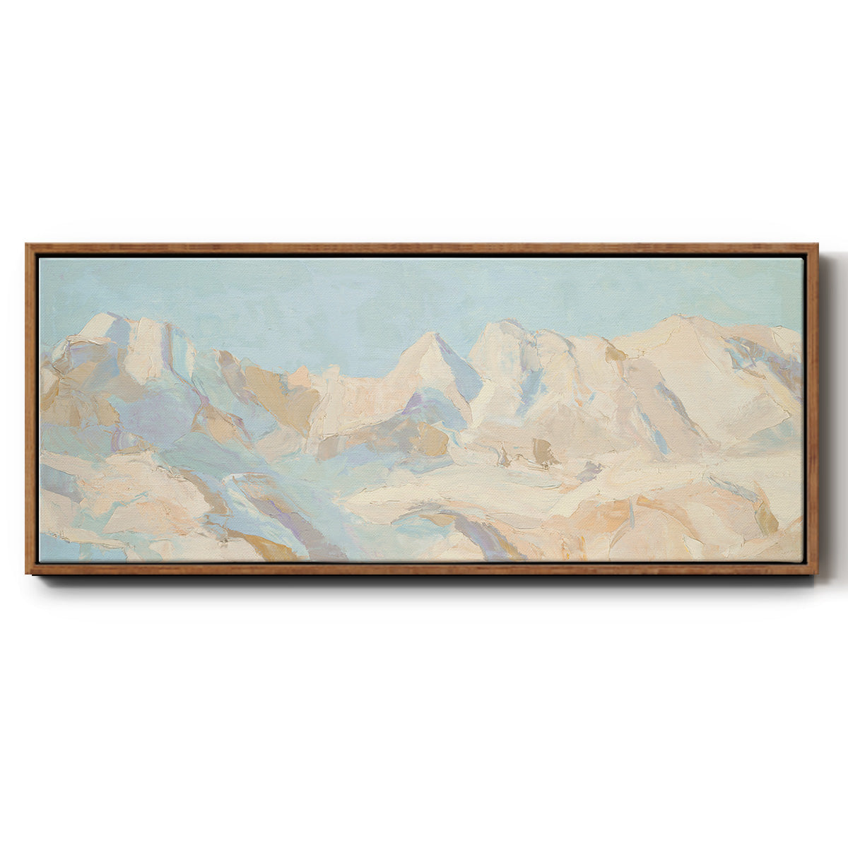 Mountain Scape - Floater Framed Canvas Print