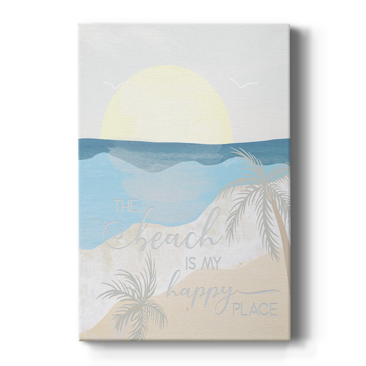 Happy Place Premium Gallery Wrapped Canvas - Ready to Hang