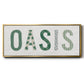 Oasis Cabana - Floater Framed Canvas Print