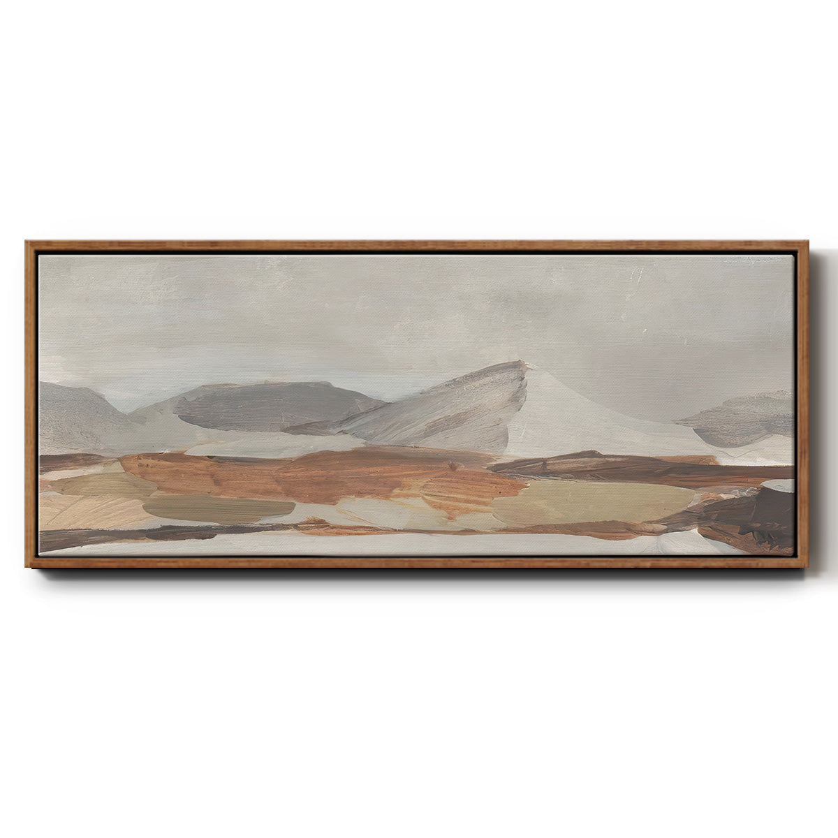 Dusky Mountain II - Floater Framed Canvas Print