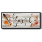 Grateful - Floater Framed Canvas Print