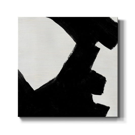 Block Brushwork V - Canvas Art Print