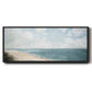 Beach View - Floater Framed Canvas Print