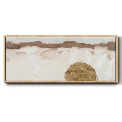 Winter Medallion III - Floater Framed Canvas Print