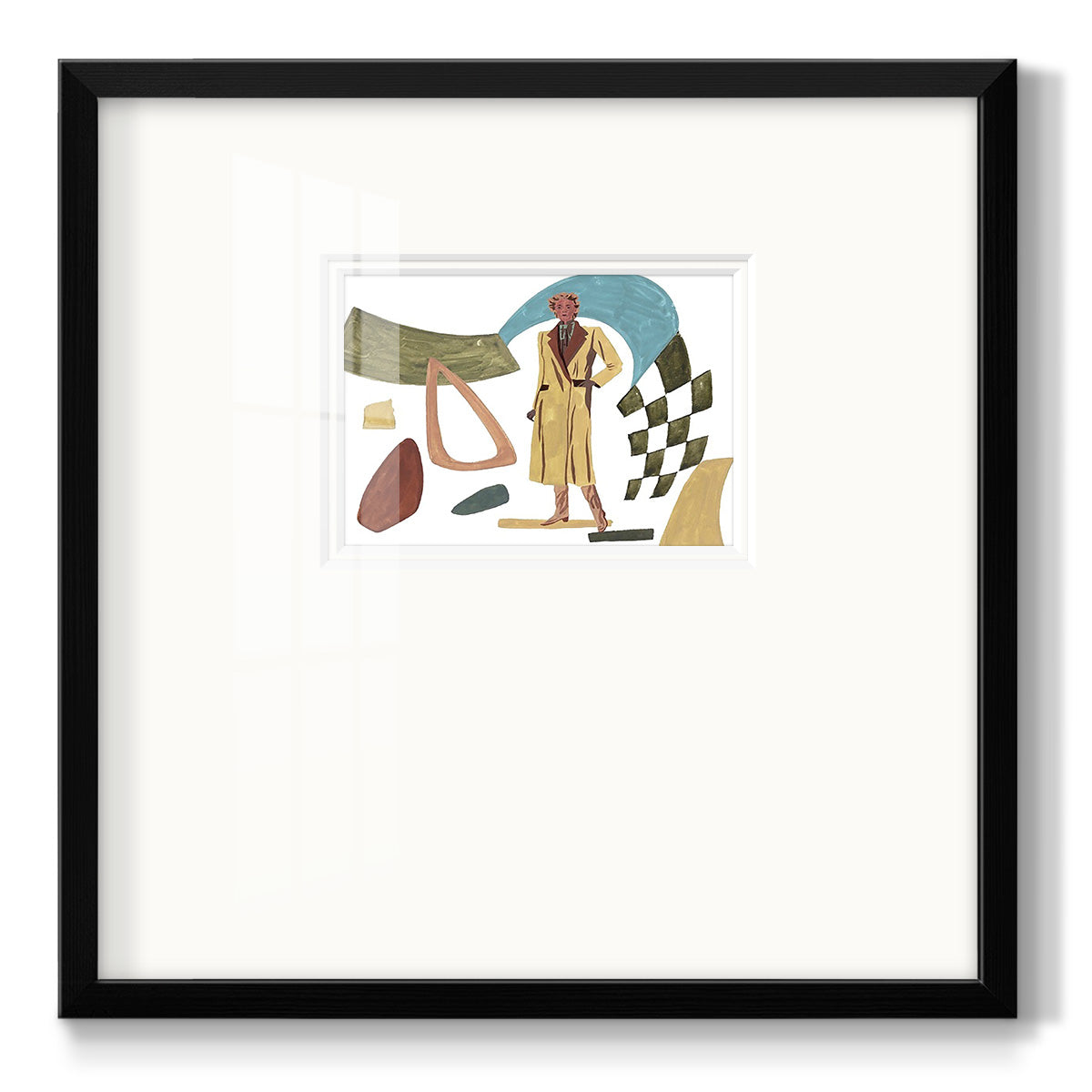 Vintage Vibes III - Double Matboard Framed Print