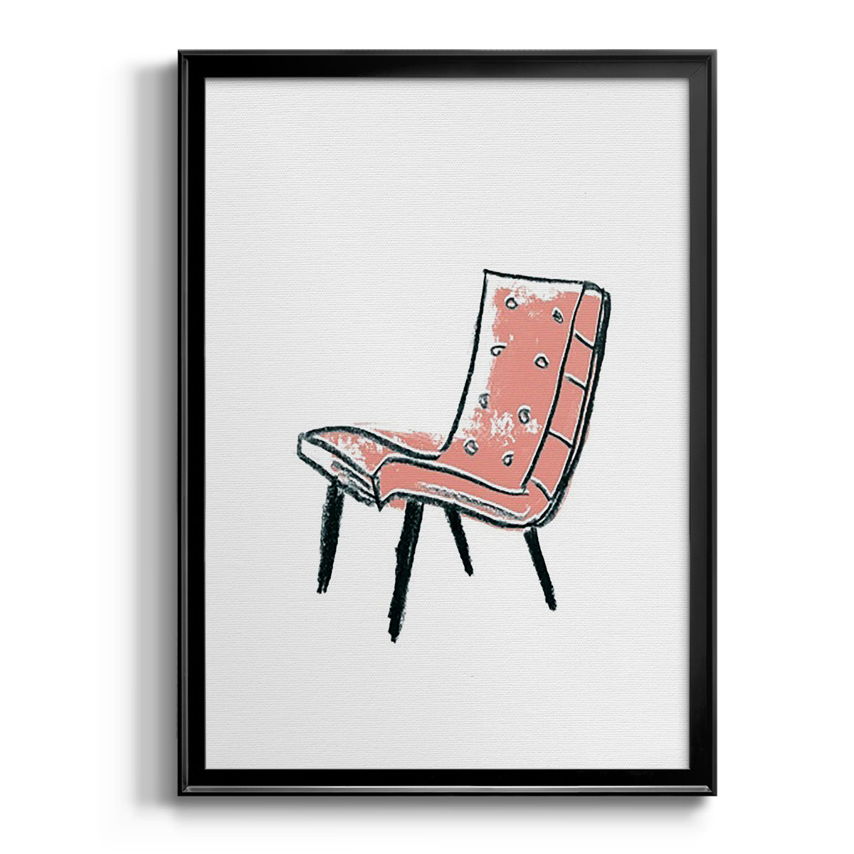 Take a Seat IX - Modern Framed Canvas Print