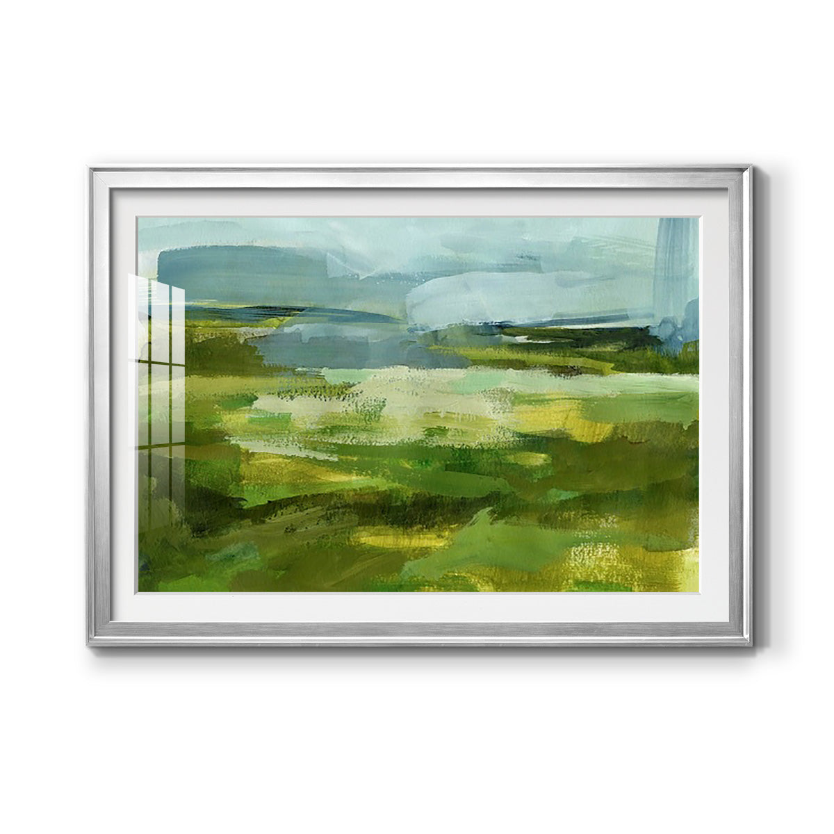 Emerald View I Premium Framed Print - Ready to Hang