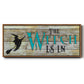 The Witch is in - Floater Framed Canvas Print