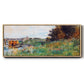 The Banks of the Seine at the Argenteuil Bridge, 1874 - Floater Framed Canvas Print