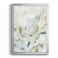 Ice Scribe II - Modern Framed Canvas Print