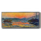 Sunset on the Seine in Winter, 1880 - Floater Framed Canvas Print