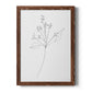 Botanical Gesture V - Premium Canvas Framed in Barnwood - Ready to Hang