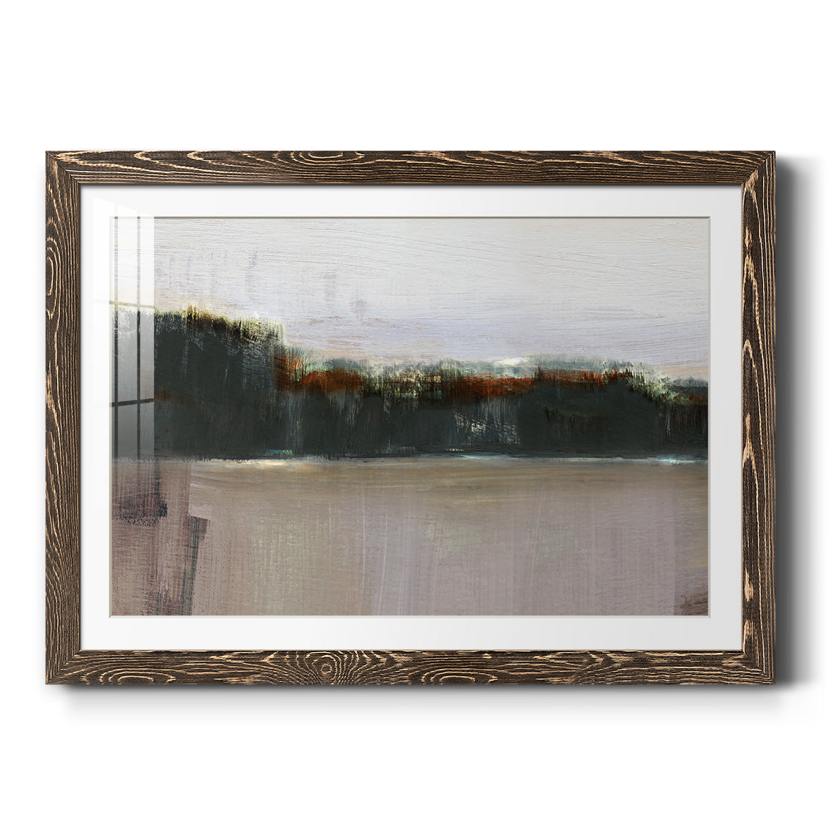 At Dusk Turnwood - Barnwood Framed Art Print