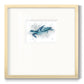 Blue Turtle II - Double Matboard Framed Print