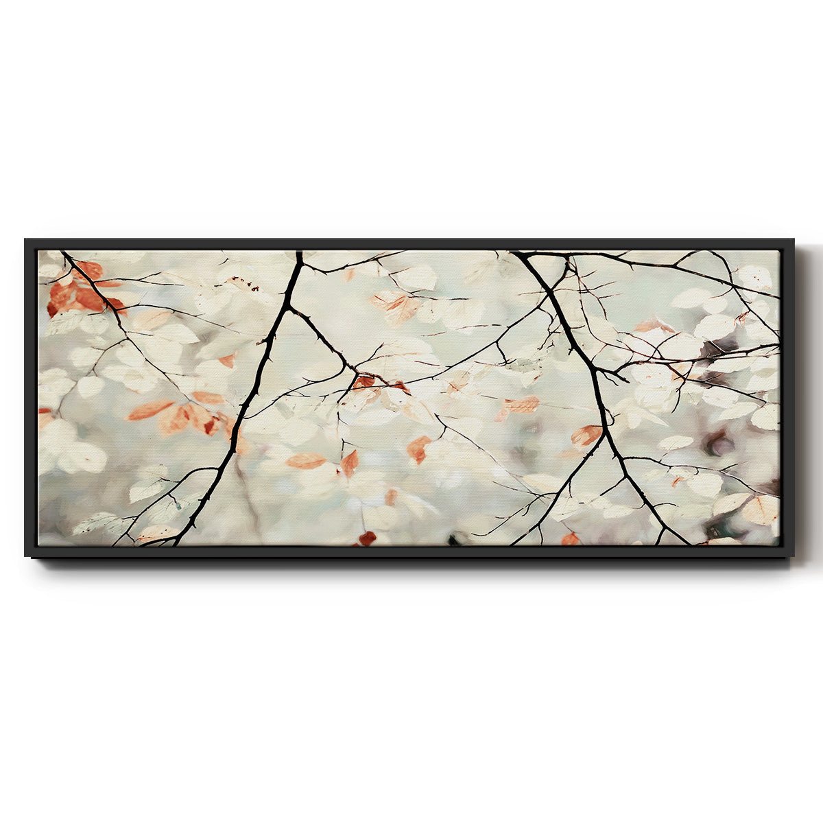 Simplicity - Floater Framed Canvas Print