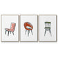 Take a Seat IV - Floater Framed Canvas Set