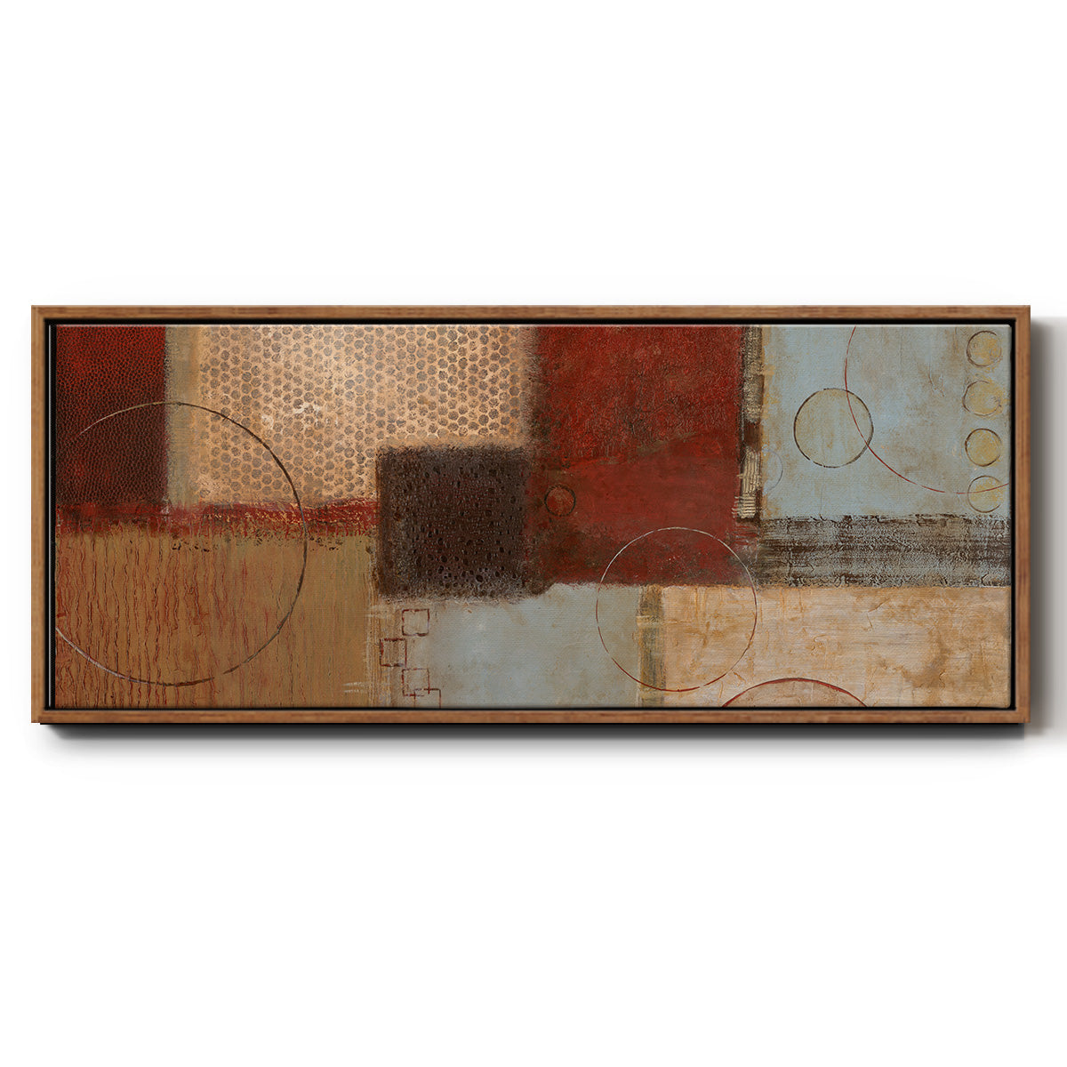 Seasons Go Round I - Floater Framed Canvas Print