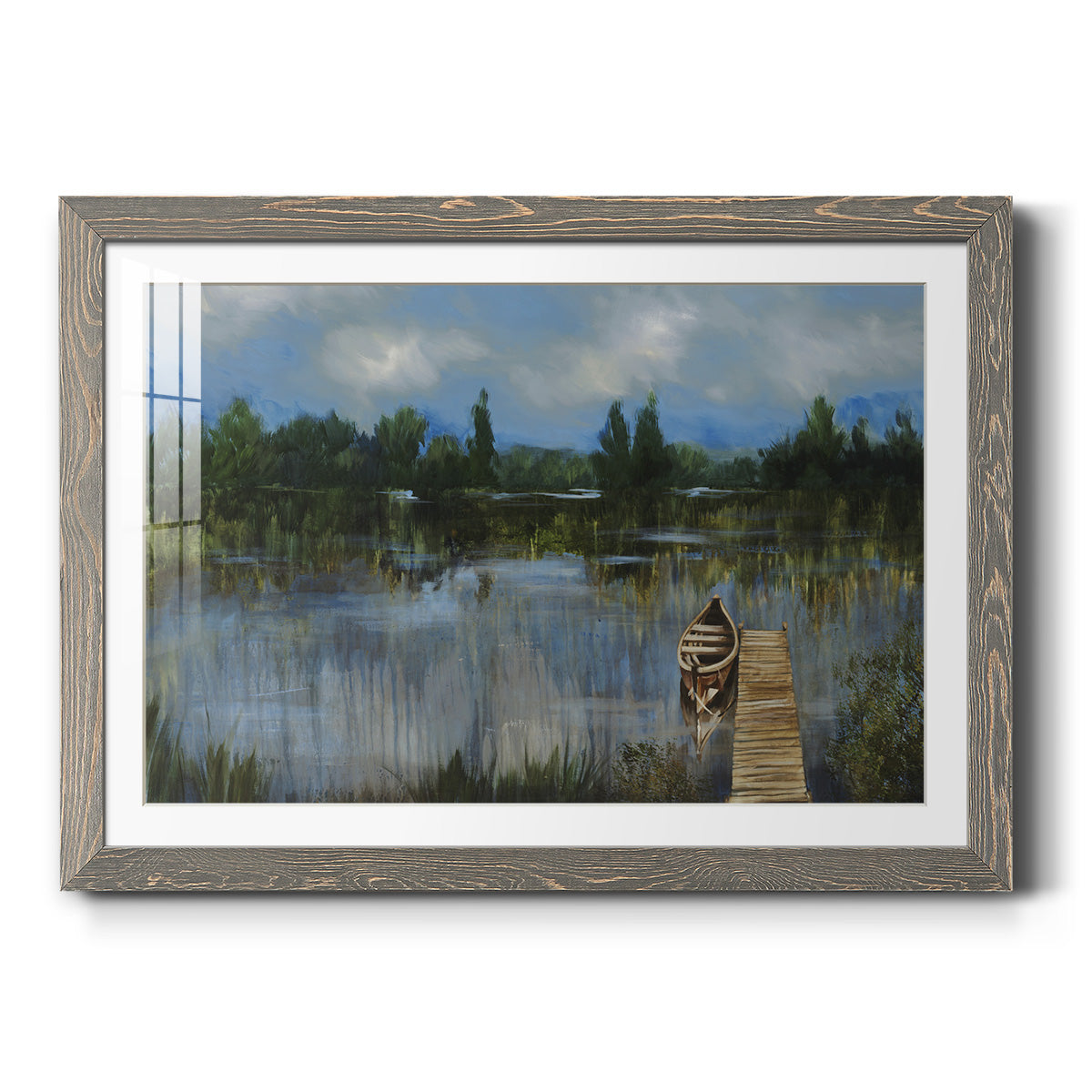 A Quiet Place - Barnwood Framed Art Print