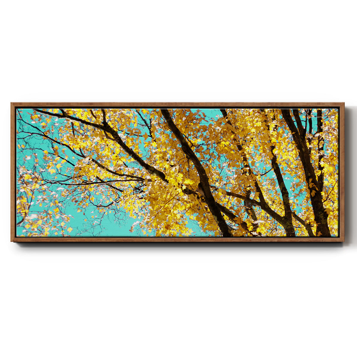 Autumn Tapestry IV - Floater Framed Canvas Print
