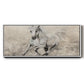 Majestic Stallion II - Floater Framed Canvas Print