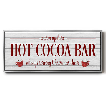 Hot Cocoa Bar - Floater Framed Canvas Print