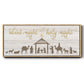 Silent Night Nativity - Floater Framed Canvas Print