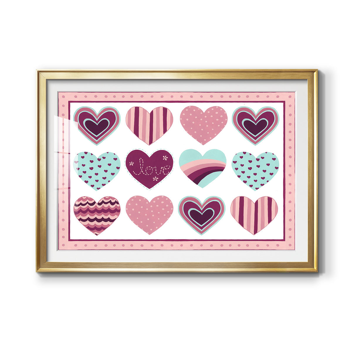 Sweet Valentine Collection A Premium Framed Print - Ready to Hang