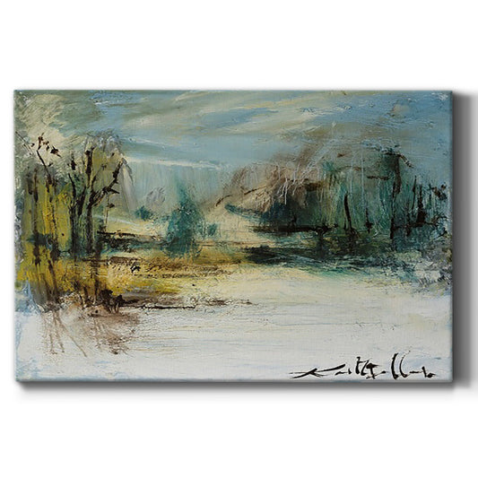 Wintery Horizon II Premium Gallery Wrapped Canvas - Ready to Hang