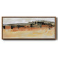 Bridges Ochre II - Floater Framed Canvas Print
