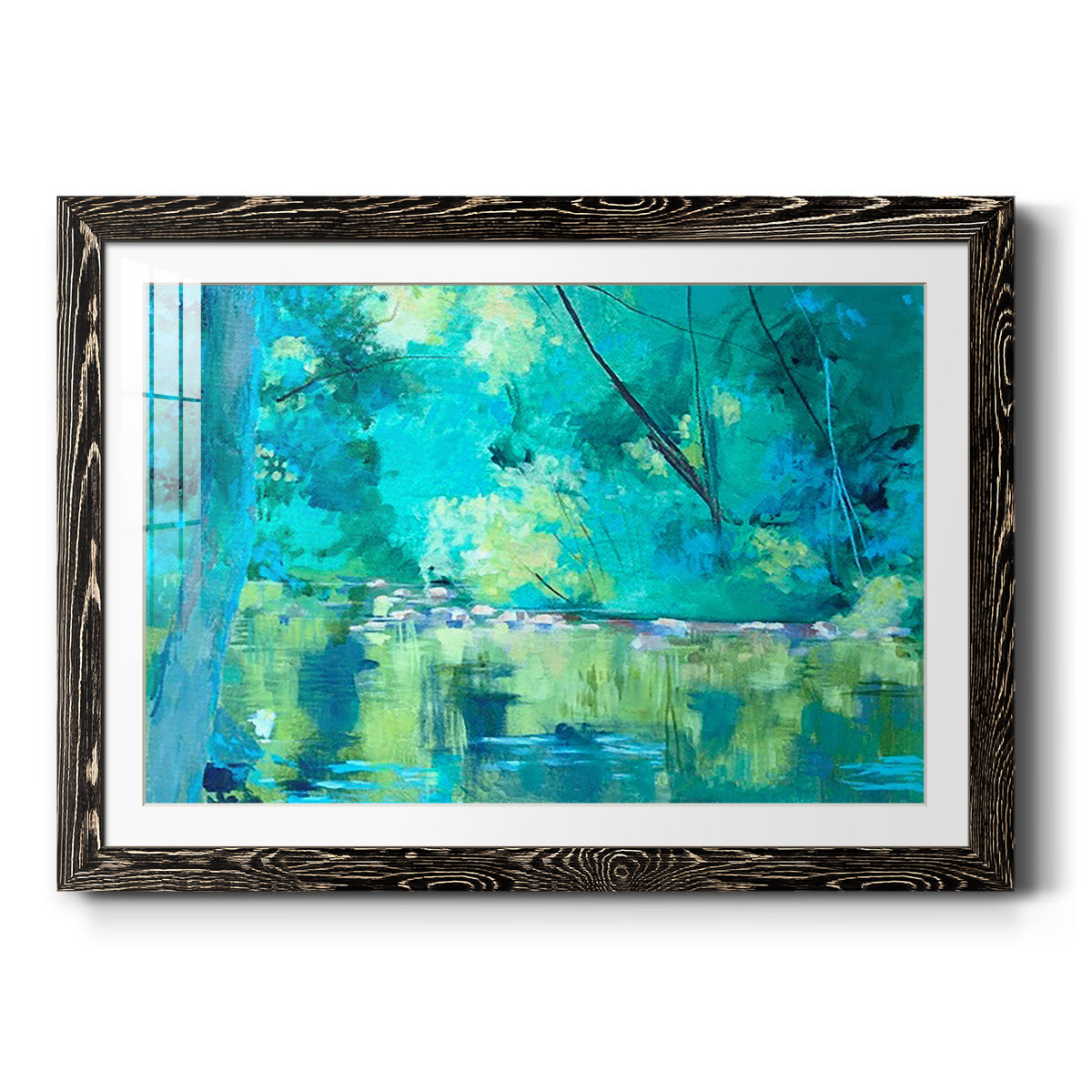Housatonic River - Barnwood Framed Art Print