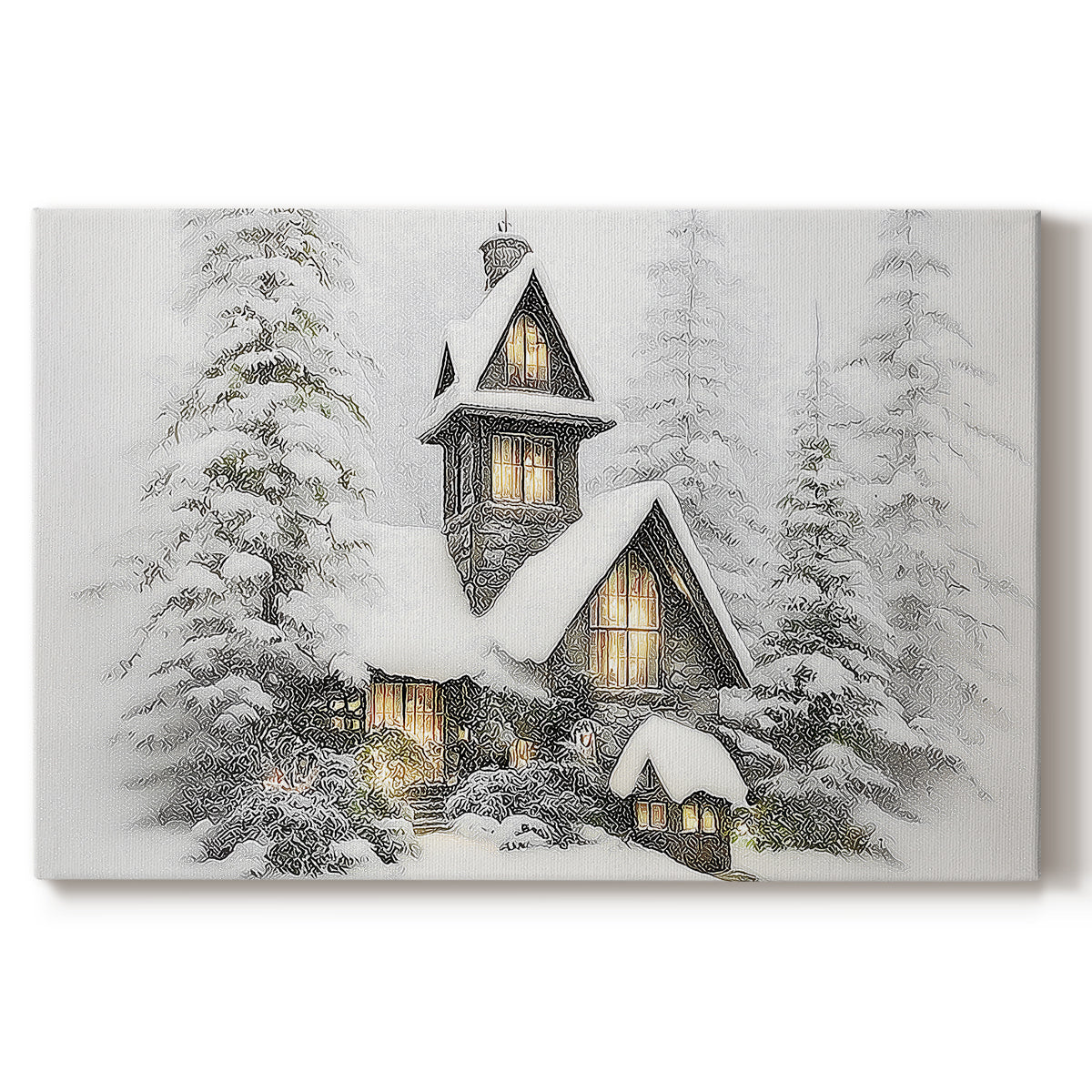 Pearled Dusk Promise - Canvas Art Print