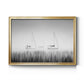 Island Boat - Modern Framed Canvas Print