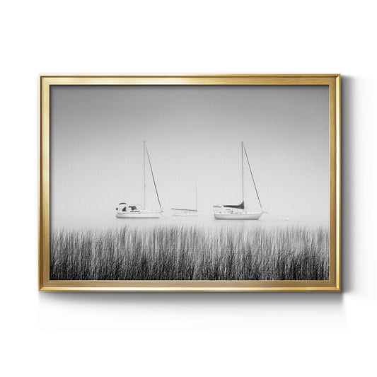 Island Boat Premium Classic Framed Canvas - Ready to Hang