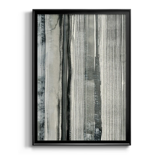 Differing Parallels II - Modern Framed Canvas Print