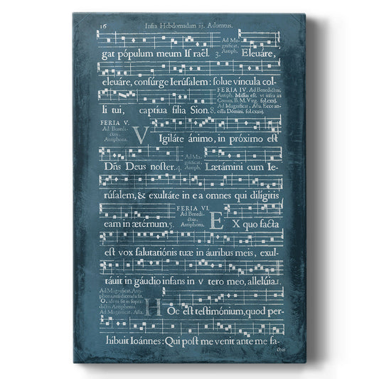 Graphic Songbook I Premium Gallery Wrapped Canvas - Ready to Hang