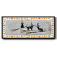 Black Cat Collection D - Floater Framed Canvas Print