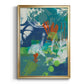 Tropical Graphics I - Modern Framed Canvas Print