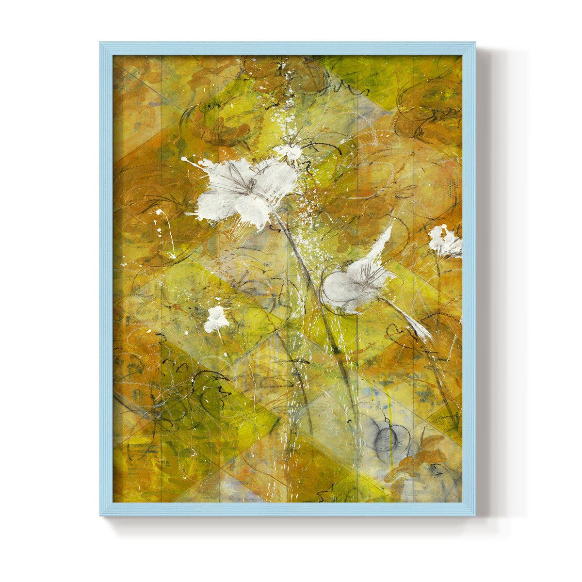 Beauty Amidst Chaos - Restickable Framed Art Print
