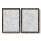 Sandstone Grooves I - Premium Framed Canvas 2 Piece Set - Ready to Hang