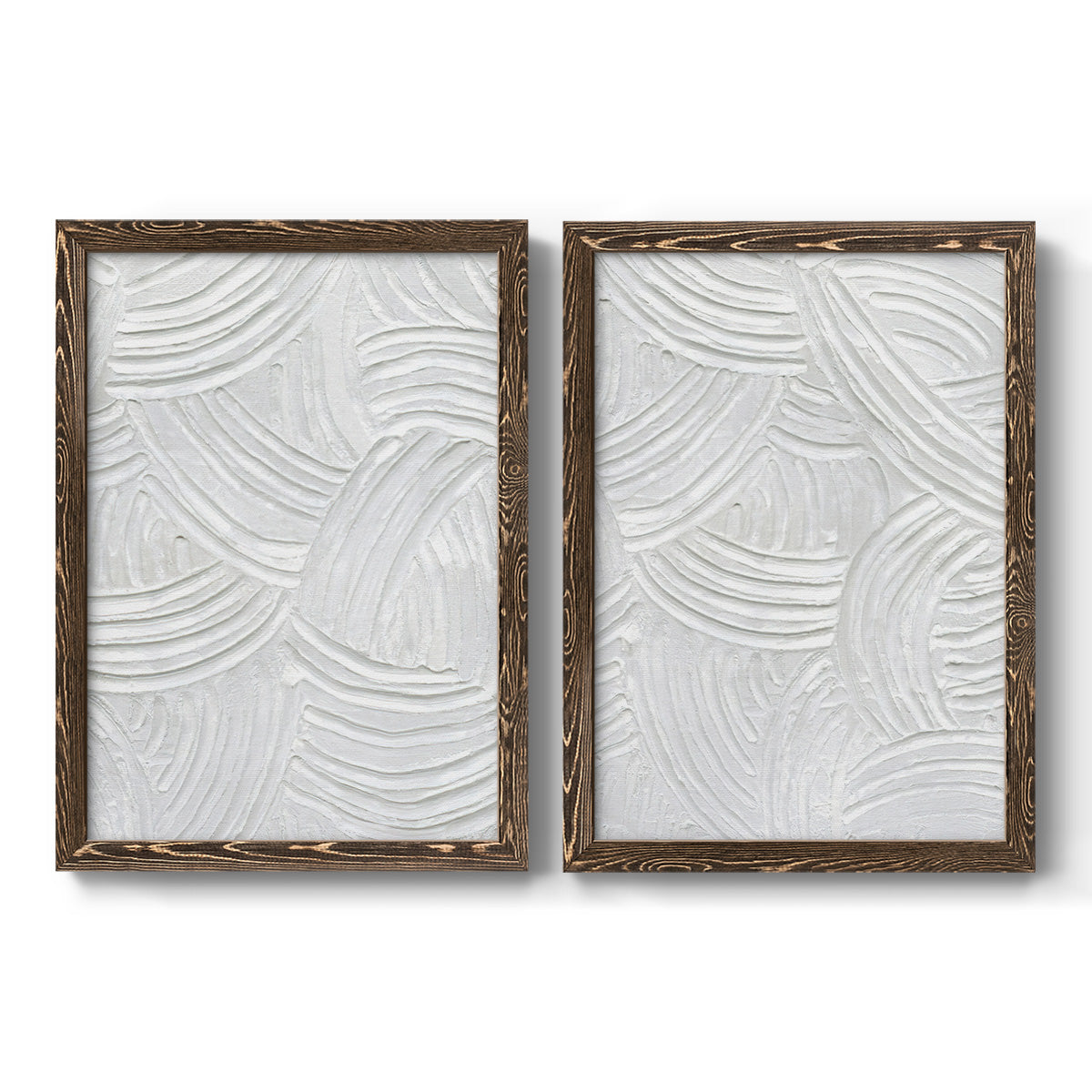 Sandstone Grooves I - Premium Framed Canvas 2 Piece Set - Ready to Hang