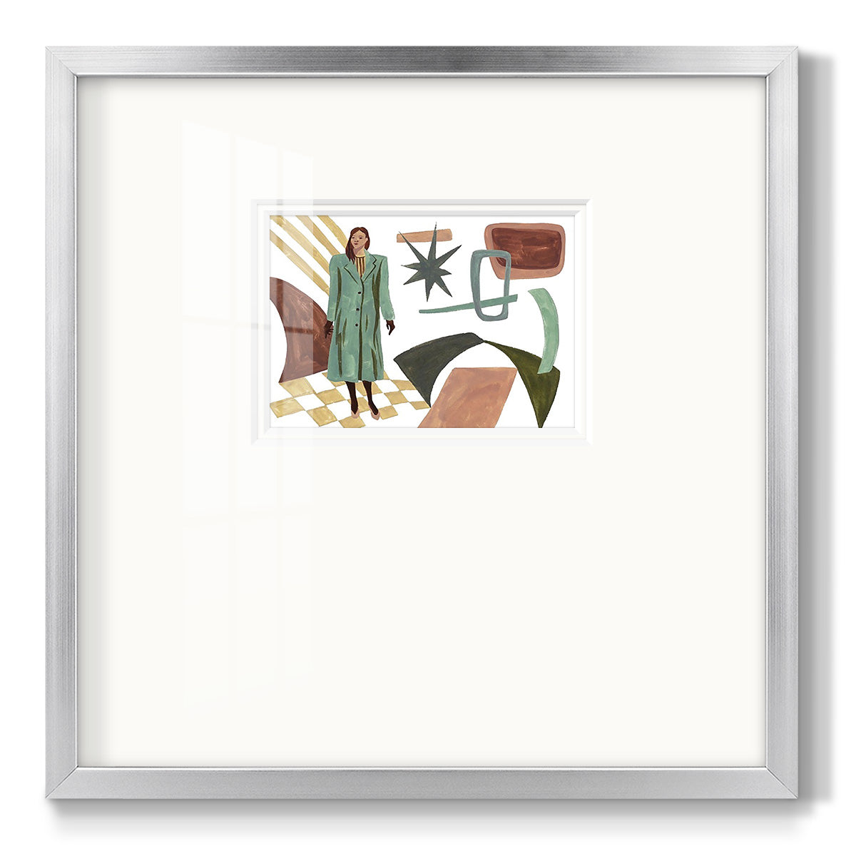 Vintage Vibes II - Double Matboard Framed Print
