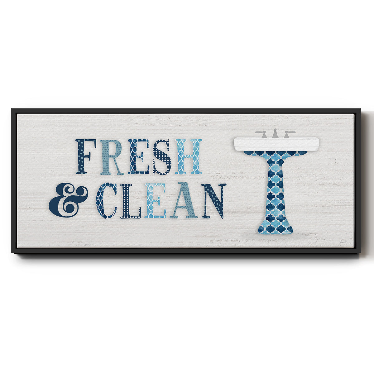 Fresh and Clean - Floater Framed Canvas Print