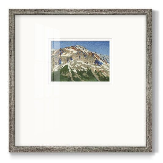 Vermillion Ascent Premium Framed Print Double Matboard