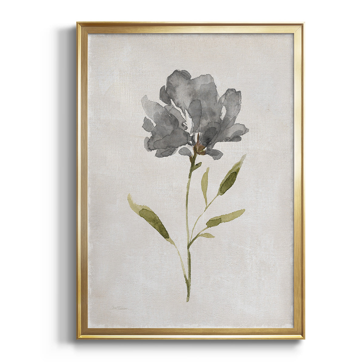 Botanical Beauty II - Modern Framed Canvas Print