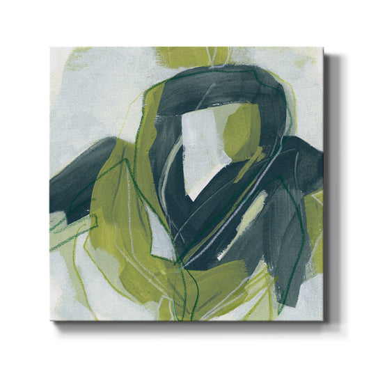 Verdigris Motion III - Canvas Art Print