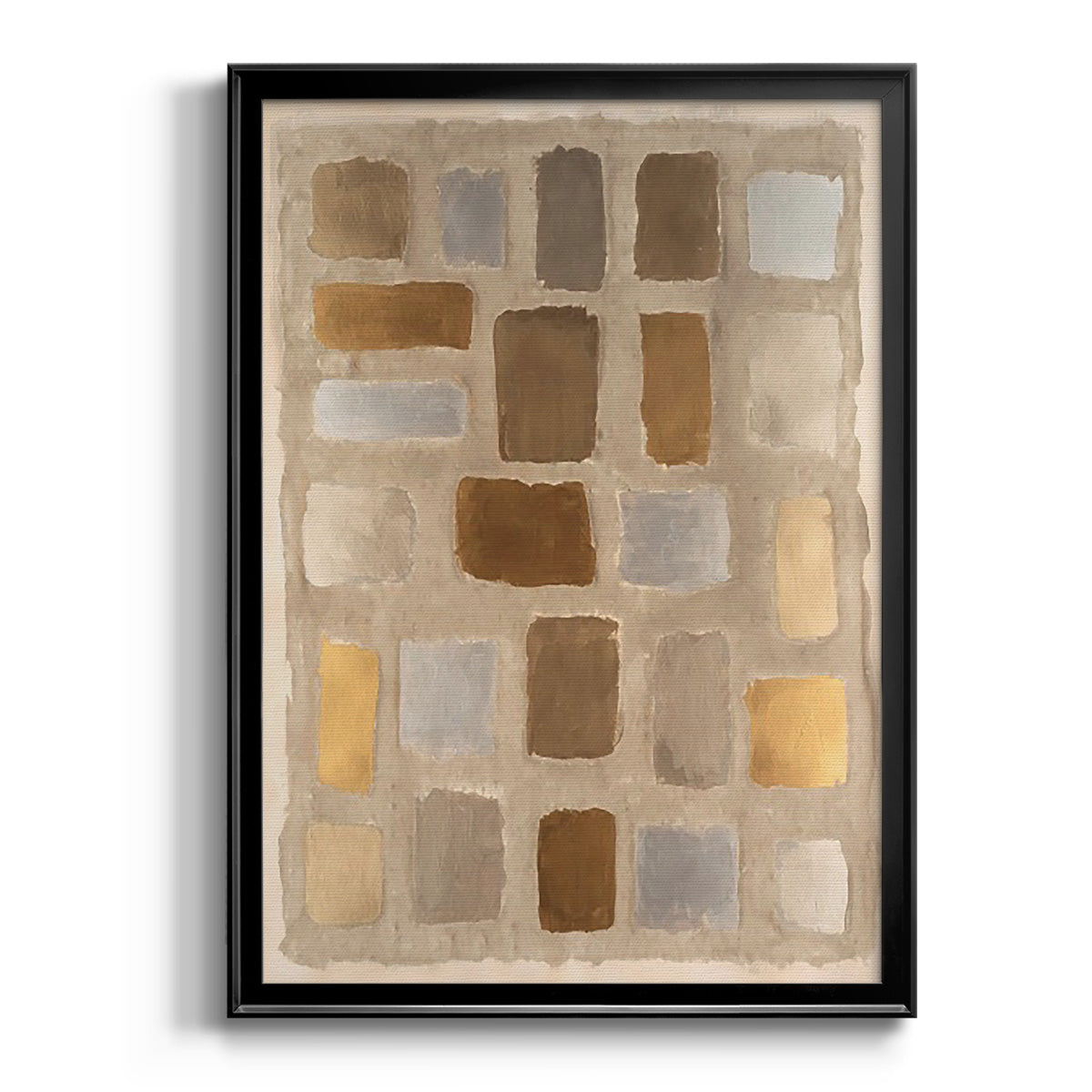 Sand Shaped I - Modern Framed Canvas Print