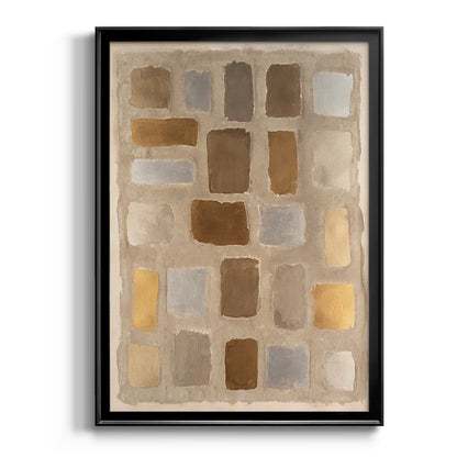 Sand Shaped I - Modern Framed Canvas Print