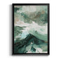 Crashing II - Modern Framed Canvas Print