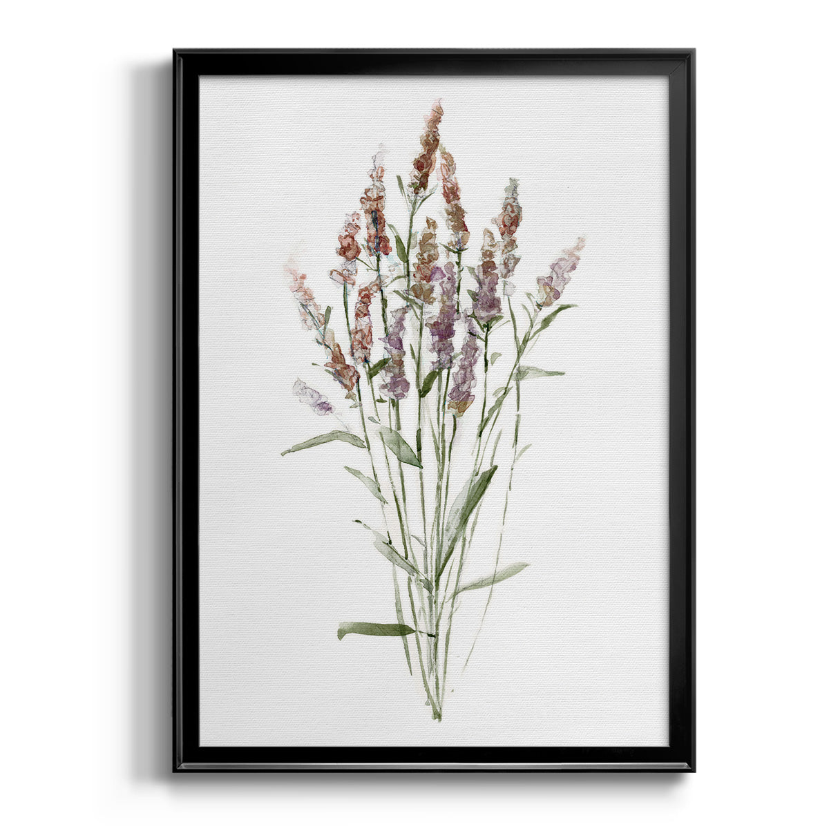 Dainty Botanical III - Modern Framed Canvas Print