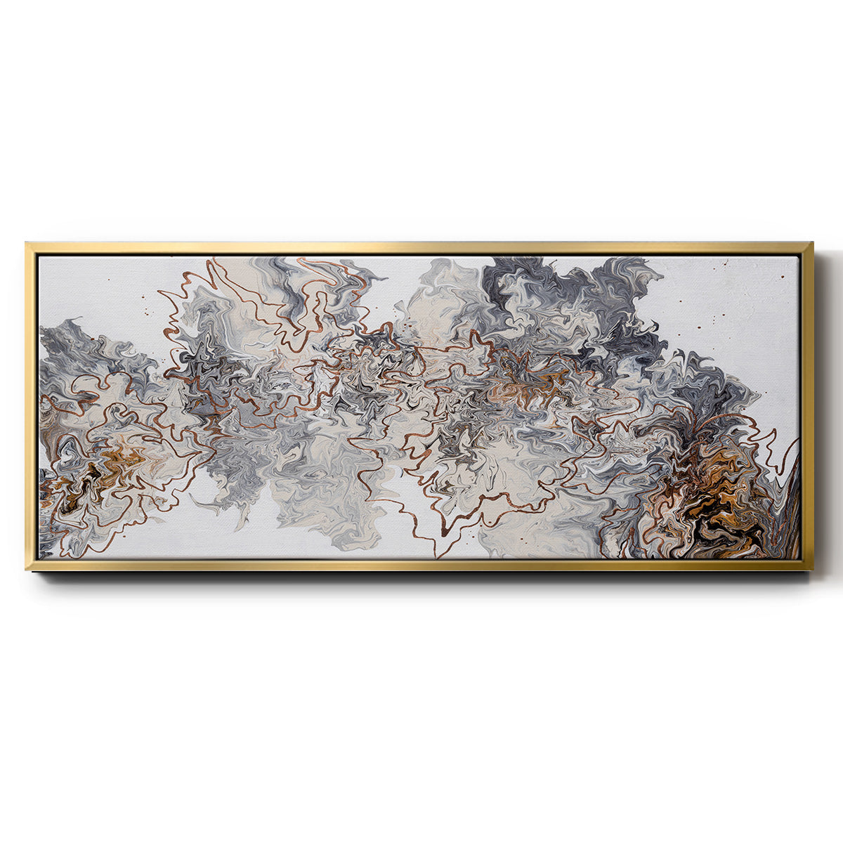 Stay on the Trail - Floater Framed Canvas Print